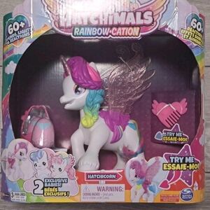 Brand New Hatichimal Hatchicorn Rainbow-Cation Toy